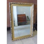 GILT FRAMED MIRROR 51CM WIDE X 78CM TALL