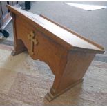 EARLY 20TH CENTURY OAK GOTHIC BOOK STAND