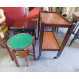 20TH CENTURY MAHOGANY 2 DRAWER BEDSIDE CHEST WIDTH 53CM,