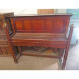MAHOGANY CASED OVERSTRUNG PIANO IN THE ARTS AND CRAFTS STYLE BY ALLISON ARTHUR AND CO.