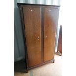 MAHOGANY 2 DOOR WARDROBE