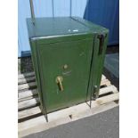 GREEN SAFE 78CM TALL X 70CM DEEP X 63CM WIDE - PLUS VAT