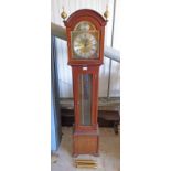 MAHOGANY LONG CASE CLOCK HEIGHT 164CM