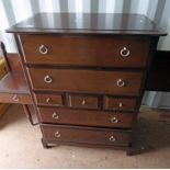 MAHOGANY CHEST OF DRAWERS