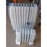 DELONGHI RAPIDO ELECTRIC HEATER HEIGHT 64CM AND DELONGHI ELECTRIC HEATER HEIGHT 38CM