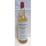 1 BOTTLE 'AS WE GET IT' CASK STRENGTH PURE MALT WHISKY BOTTLED BY J G THOMSON & CO.