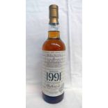 1 BOTTLE AULTMORE 15 YEAR OLD SINGLE MALT WHISKY, DISTILLED 1991 - 70CL,