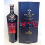 1 BOTTLE MACALLAN RARE CASK BLACK SINGLE MALT WHISKY,