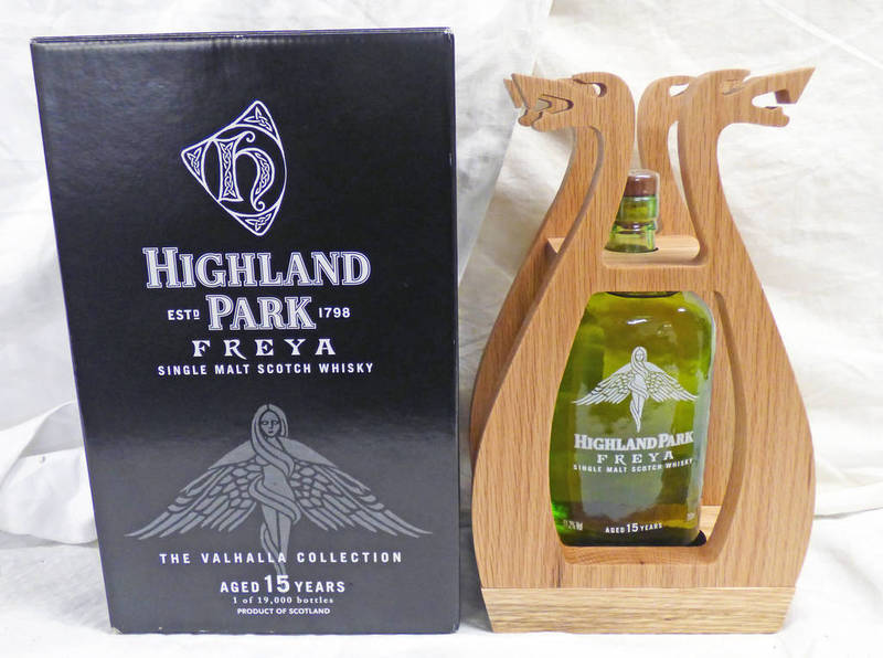 1 BOTTLE HIGHLAND PARK FREYA 15 YEAR OLD SINGLE MALT WHISKY - 700ML, 51.