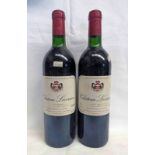 2 BOTTLES CHATEAU LIVERSON - VINTAGE 1989