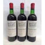 3 BOTTLES CHATEAU BELLEFONT - BELCIER VINTAGE 1971