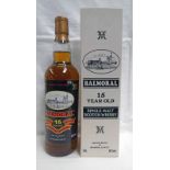 1 BOTTLE BALMORAL 15 YEAR OLD SINGLE MALT WHISKY - 70CL, 46% VOL,