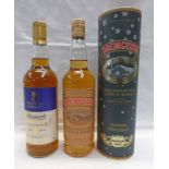 1 BOTTLE DRUMGUISH SINGLE MALT WHISKY, SEASONS GREETINGS BOTTLING - 70CL,