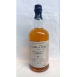 1 BOTTLE BALVENIE 15 YEAR OLD SINGLE MALT WHISKY, DISTILLED 1994 CASK NO 8836 - 1 LITRE , 50.