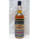 1 BOTTLE TOMATIN 10 YEAR OLD SINGLE MALT WHISKY - 75CL,