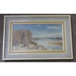 JAMES DOCHARTY, ON THE NILE, SIGNED & DATED 1877, FRAMED OIL PAINTING,