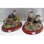 BORDER FINE ARTS STUDIO 'COUNTRY CHARACTERS' FIGURE A0003 'THE POACHER' SIGNED AYRES LENGTH OF BASE