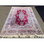 FLORAL DECORATED MIDDLE EASTERN CARPET 190 X 270 CM