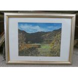 WILLIAMS SHOLANDER, ALONG GLEN LEAN, SIGNED, FRAMED OIL PAINTING,