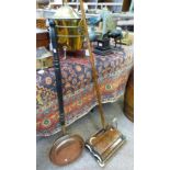 COPPER BED WARMING PAN AND A EWBANK CARPET SWEEP -2-