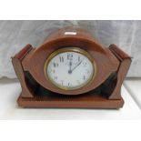 EARLY 20TH CENTURY MAHOGANY MANTLE CLOCK BY RATTRAY & CO ,