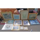 SELECTION OF FRAMED PRINTS