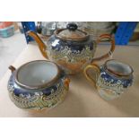 3 PIECE ROYAL DOULTON TEASET