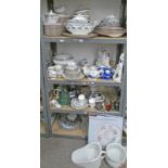 LARGE SELECTION WEDGWOOD PORCELAIN, DINNERWARE, CROWN STAFFORDSHIRE PORCELAIN, TEAWARE,