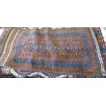 RED GRAND MIDDLE EASTERN RUG,