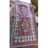 RED GRAND MIDDLE EASTERN RUG,