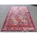 TRADITIONAL PERSIAN BAKITAR WITH ALL OVER BESPOKE PANEL DESIGN 230 X 162CM Condition
