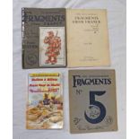 COLLECTION OF BRUCE BAIRNSFATHER ITEMS TO INCLUDE COPIES OF FRAGMENTS FROM FANCE NO.5 AND NO.