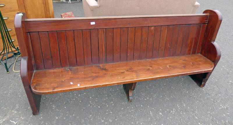 PINE CHURCH PEW LENGTH 208 CM