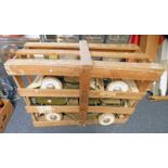 TWO WWII WILLYS JEEP PEDAL CARS IN HARRODS WOODEN CRATE