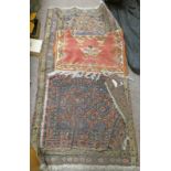 MIDDLE EASTERN RUG & 2 OTHERS