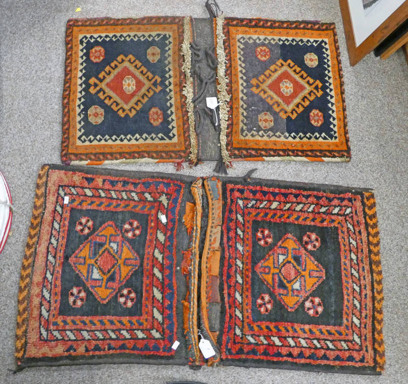 TWO MIDDLE EASTERN SADDLE BAGS