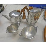 4 PIECE PICQUOT WARE SET