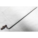 SOCKET BAYONET WITH 45CM LONG TAPERING BLADE