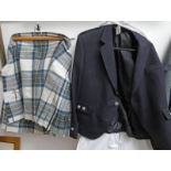 KILT JACKET WITH KILT Condition Report: Jacket in good condition.