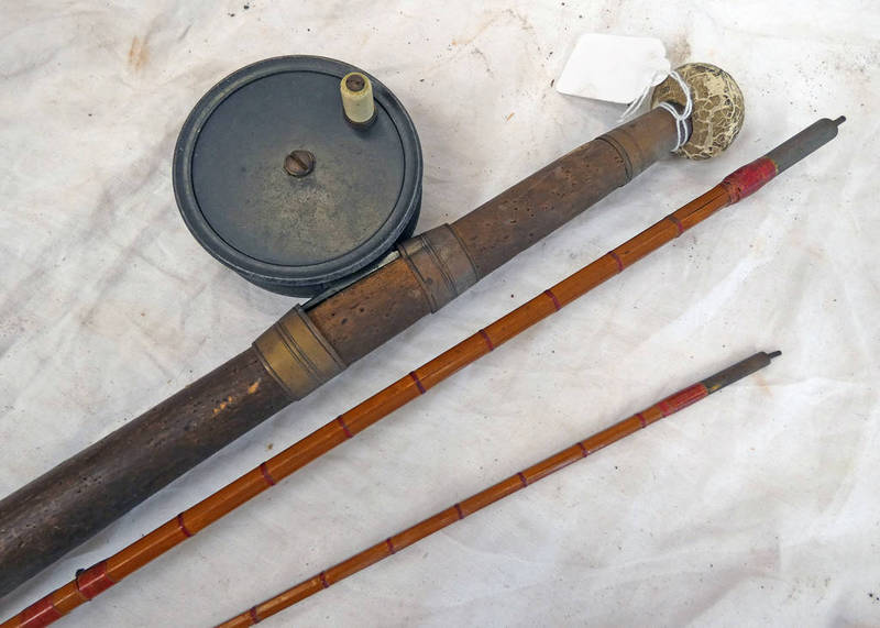 3 PIECE CANE ROD WITH A J.R.