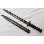 LOT WITHDRAWN VZ 24 MAUSER BAYONET WITH 29.