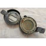 TG CO LTD LONDON 1942 MKIII COMPASS WITH BRITISH MILITARY MARKINGS