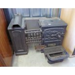 19TH CENTURY/ EARLY 20TH CENTURY CAST IRON STOVE