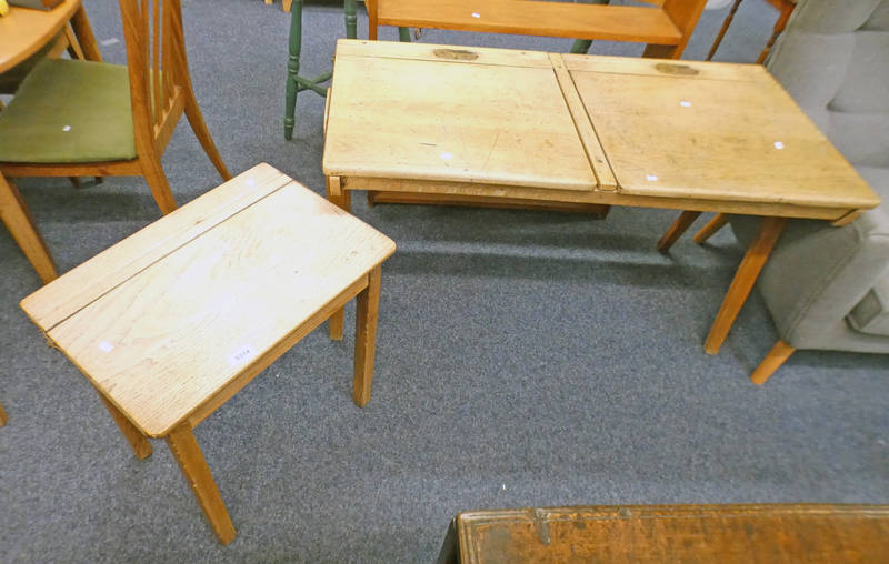 2 CHILDREN'S DESKS