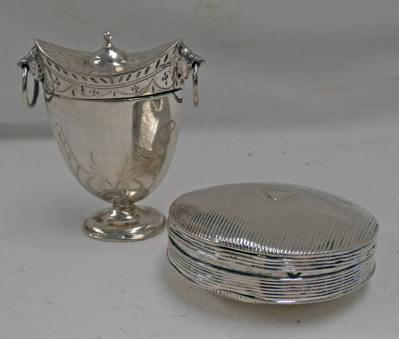 2 19TH CENTURY DUTCH SILVER PEPPERMINT BOXES - 47G