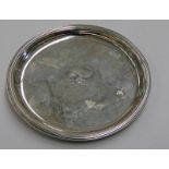 GEORGE III IRISH SILVER CIRCULAR DISH BY GUSTAVUS BYRNE 1798 - 60G Condition Report: