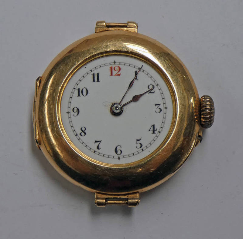 15CT GOLD LADIES WATCH - 16.