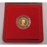 1980 PROOF HALF SOVEREIGN IN A FITTED CASE