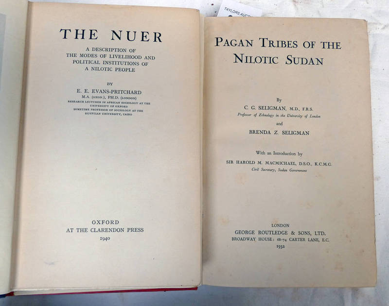 PAGAN TRIBES OF THE NILOTIC SUDAN BY C.G. SELIGMAN AND BRENDA Z.