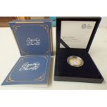 2020 AGATHA CHRISTIE : 100 YEARS OF MYSTERY UK £2 SILVER PROOF PIEDFORT COIN, LIMITED TO 800,